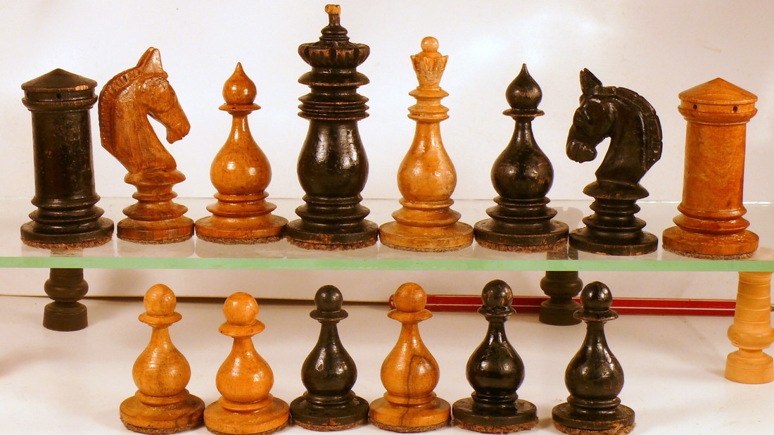 Peças Germânicas de Madeira German Staunton - A lojinha de xadrez que virou  mania nacional!